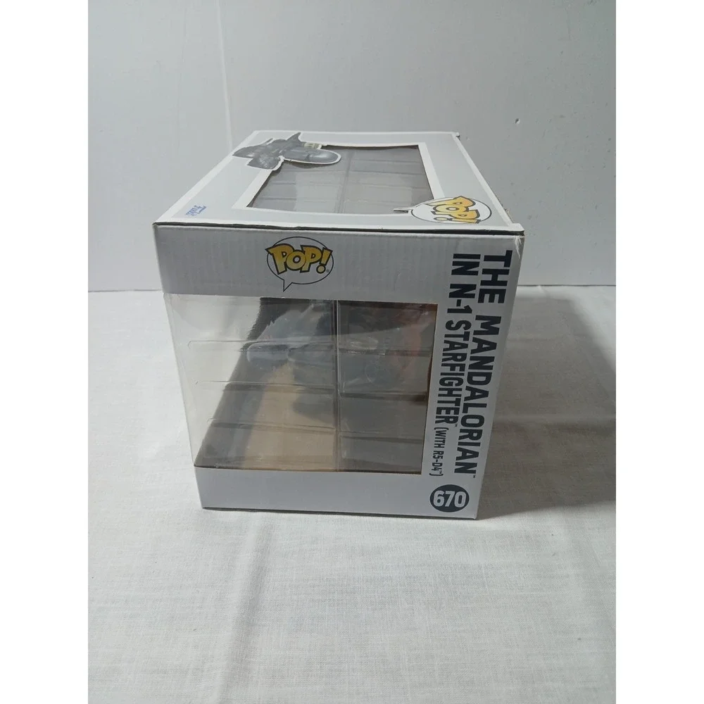 Funko Pop! Rides Super Deluxe: Star Wars - The Mandalorian in N-1 Starfighter...